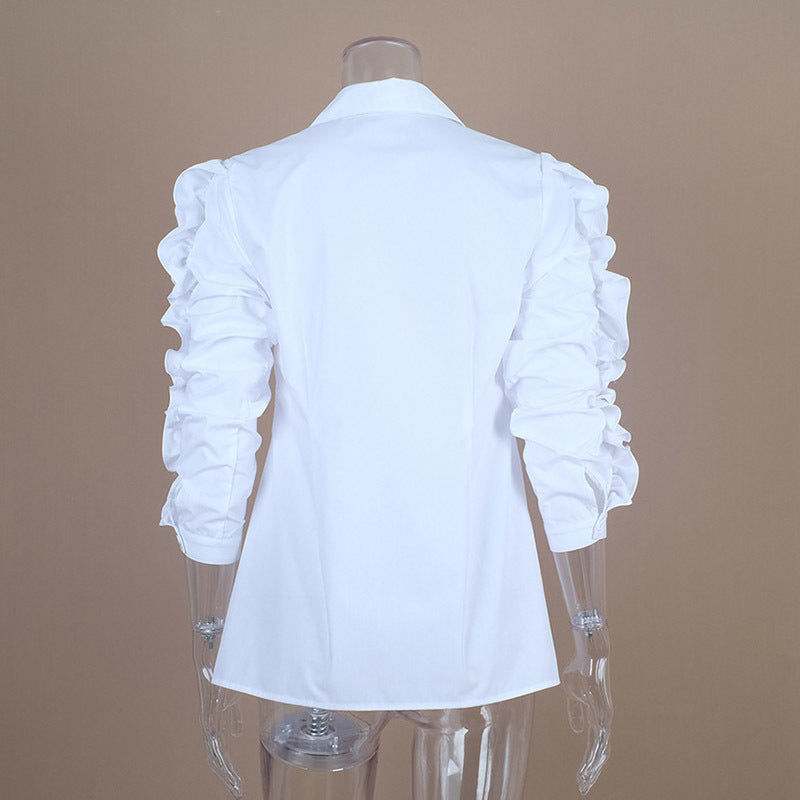 Long eared lapel shirt with fungus