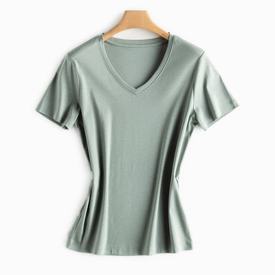 Silk cotton T-shirt