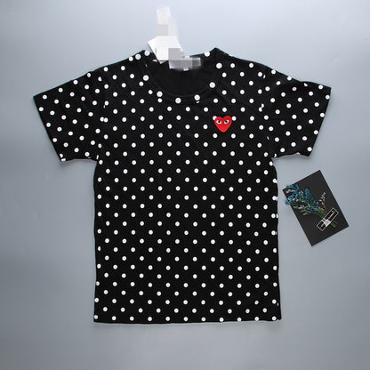 T-shirt coeur de pêche