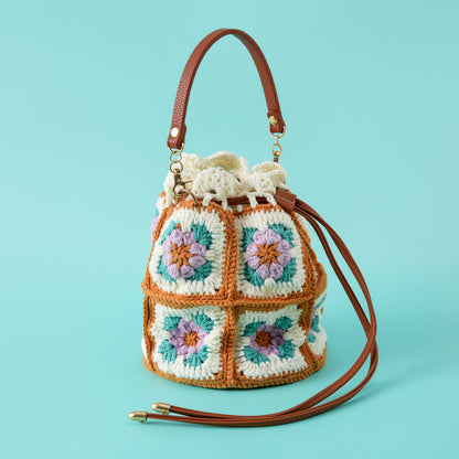 Drawstring Woven Xuefei Thread Crocheted Kaleidoscope Handbag