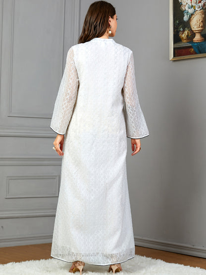 Robe de vêtements pour femmes avec appliques à paillettes