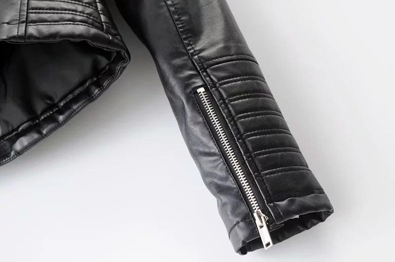 Cuir moto cuir femme