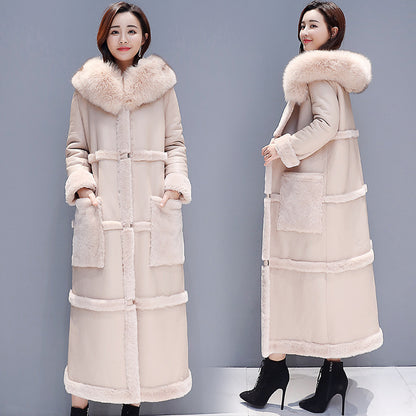 Personalized Mid-length Loose Pockets Cotton-padded Coat