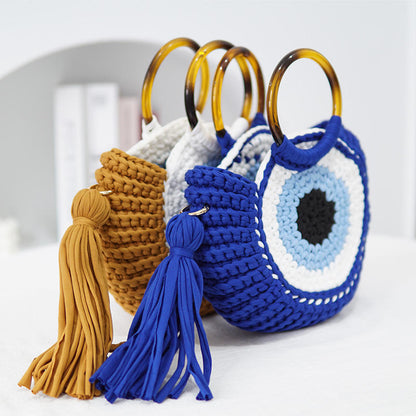 Bolsa tejida de gran capacidad Big Eye Monster portátil