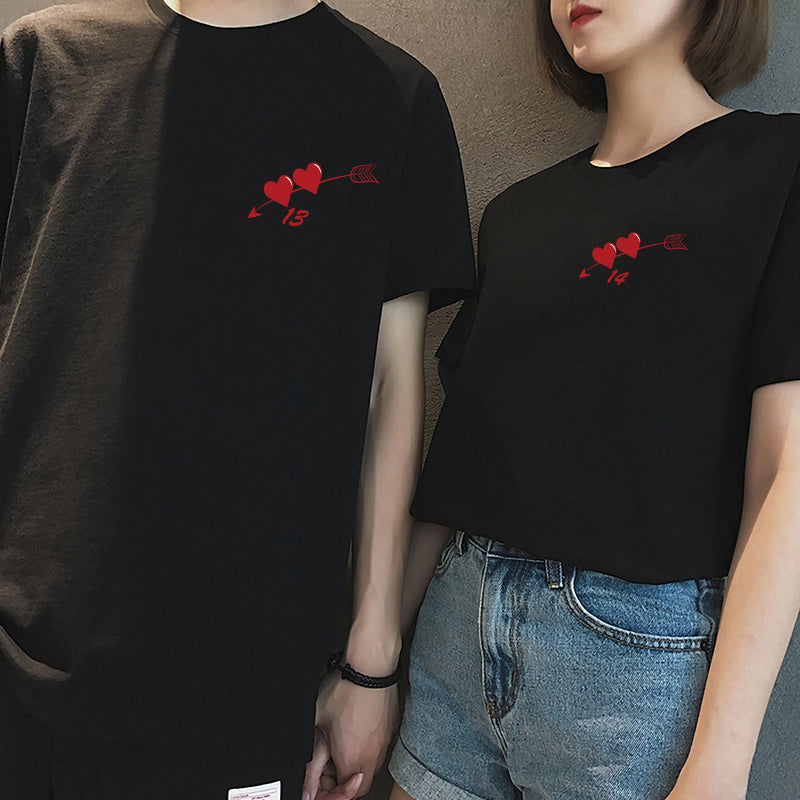 Tendance été Simple filet rouge Ins Niche T-shirt Style Hong Kong vêtements de classe à manches courtes