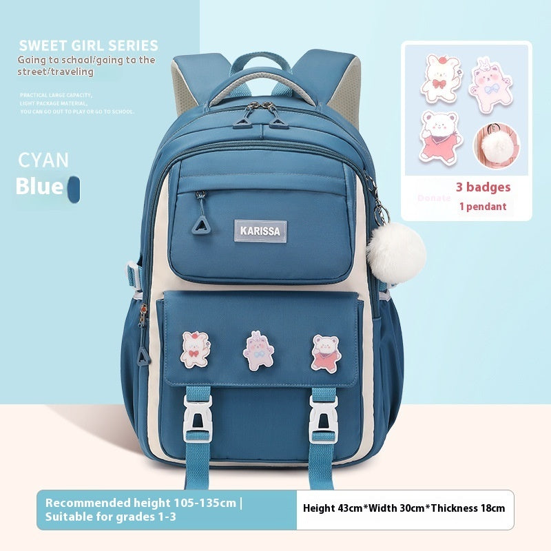 Children's Oxford Cloth Splash Proof Backpack