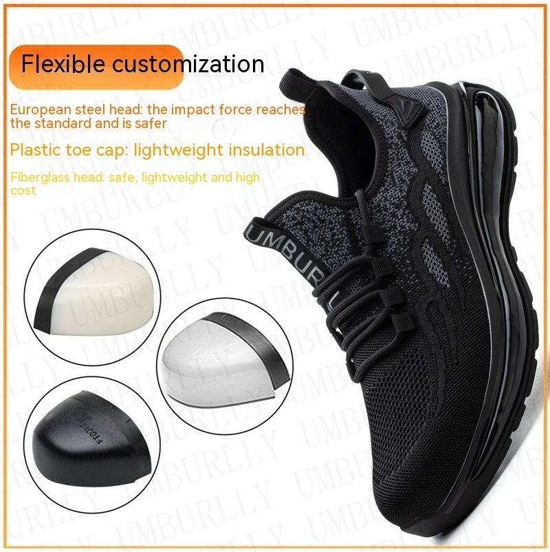 Lightweight Breathable Steel Toe Cap Safety Shoes Protective Footwear