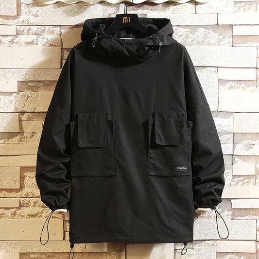 Men's Loose Hooded Jacket