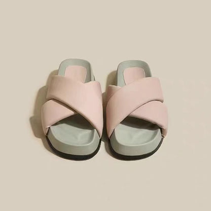 Sandalias planas de moda para mujer para el tiempo libre