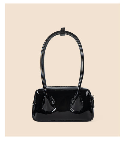 Fashion Handbag Shaping Glossy PU