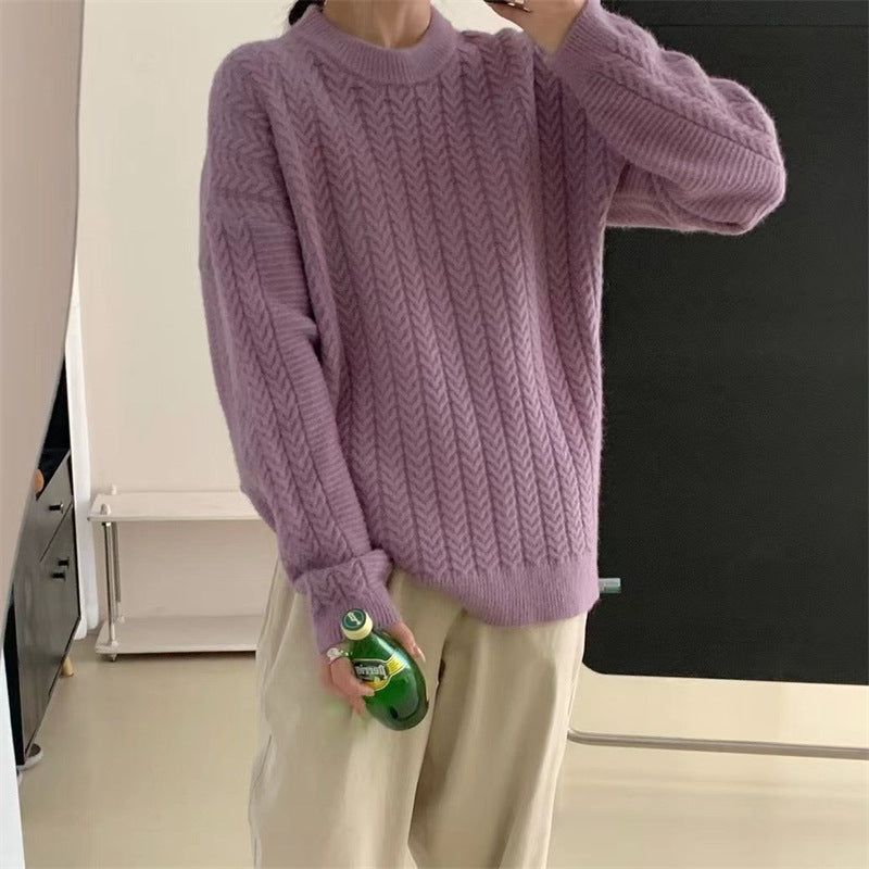 Retro Lazy Women's High-end Knitwear