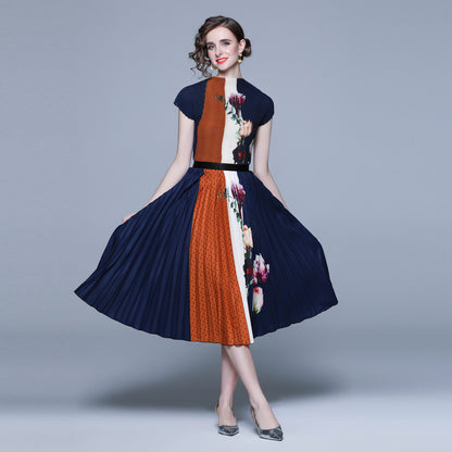 Pleated Socialite Temperament Noble Fashion Suit Two-piece Set