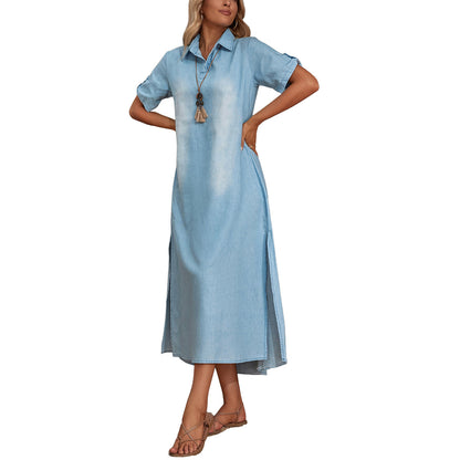 Light Color Women's Denim Dress