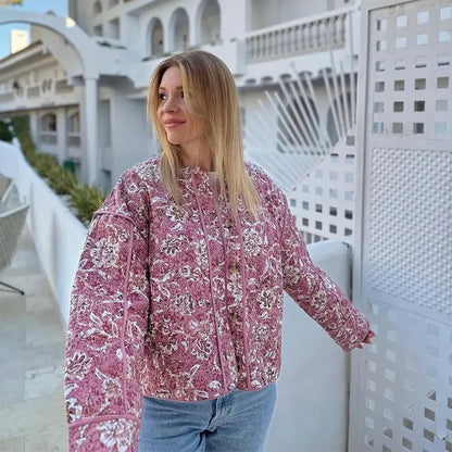 Estampado de flores Naist Street para mujer