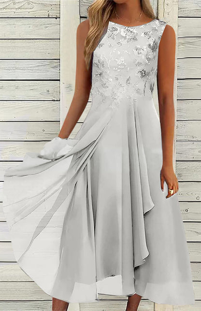 Lace Hollow-out Banquet Daily Dress