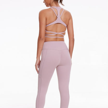 Traje de yoga deportivo de transpiración