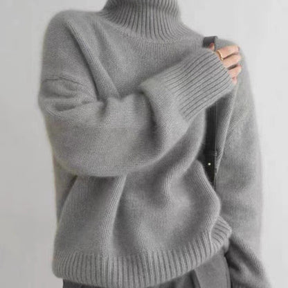 Women's Turtleneck Autumn And Winter Thickening Inner Wear Base Cashmere Sweater Sweater