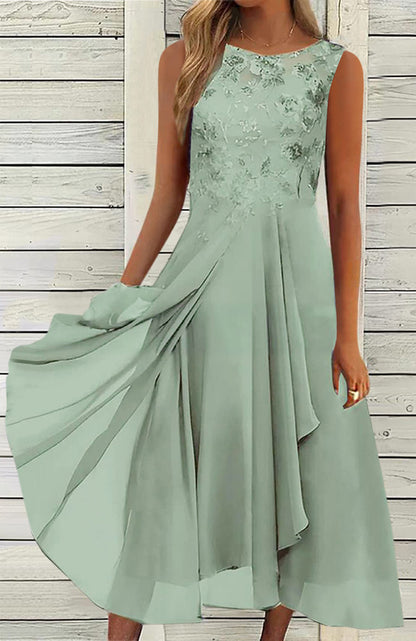 Lace Hollow-out Banquet Daily Dress