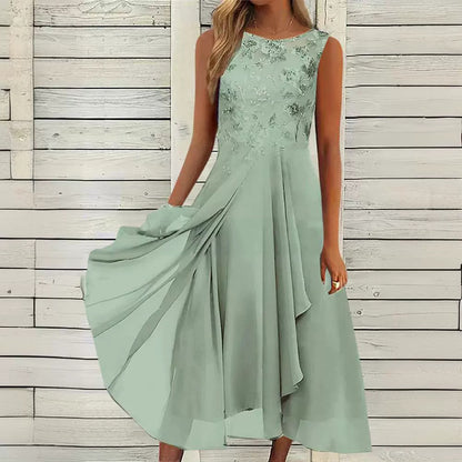 Lace Hollow-out Banquet Daily Dress