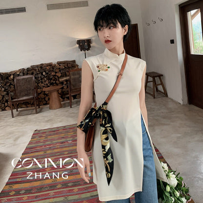 Women's Chinese-style Retro Improved Cheongsam Sleeveless Top