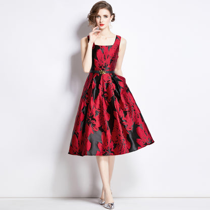 Three-dimensional Jacquard Dress Women