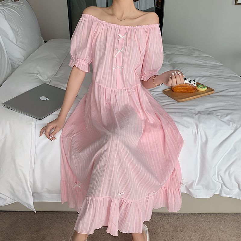 Sexy Pure Style Nightdress For Women Summer