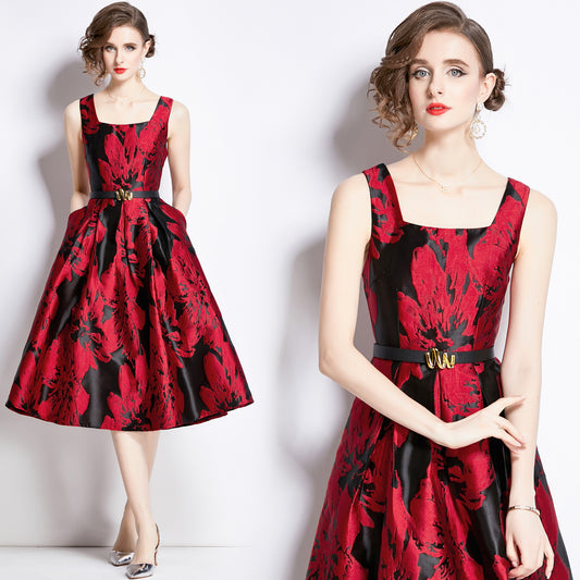 Three-dimensional Jacquard Dress Women