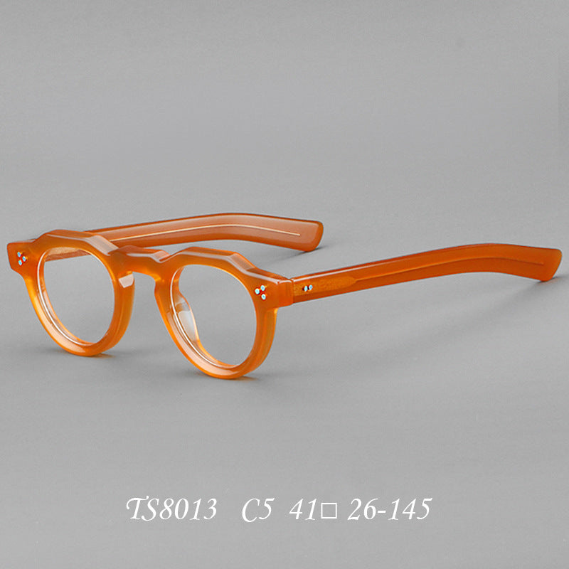 Women's Fashion All-matching Plate Retro Glasses