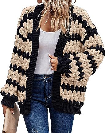 Loose Twisted Knitted Winter Sweater Coat