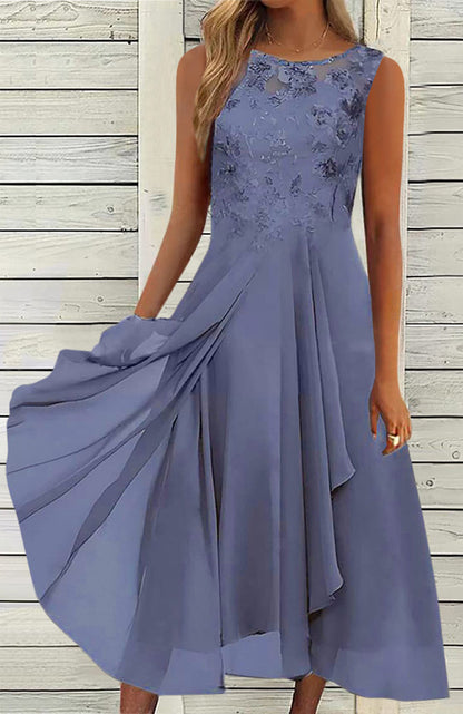 Lace Hollow-out Banquet Daily Dress