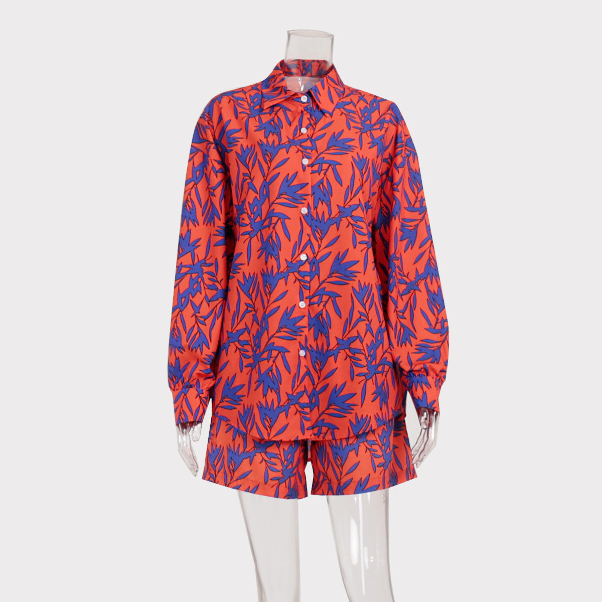 Printed Shirt Outfit Fashion Orange