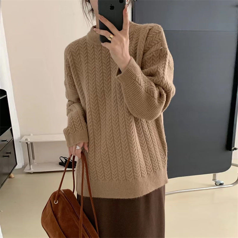 Retro Lazy Women's High-end Knitwear