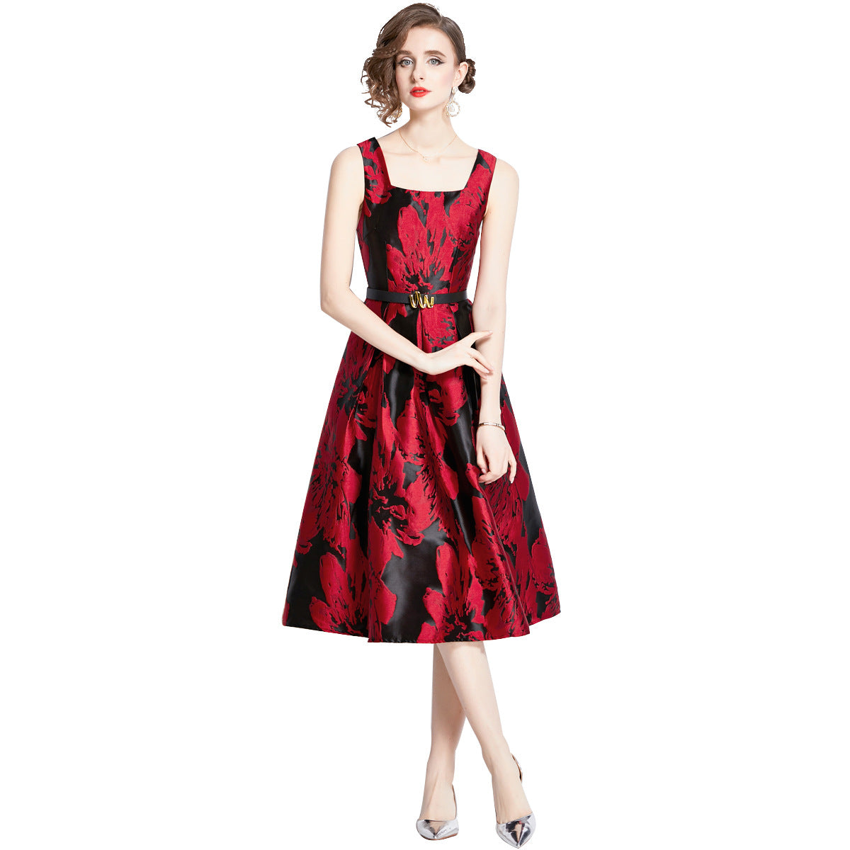 Three-dimensional Jacquard Dress Women