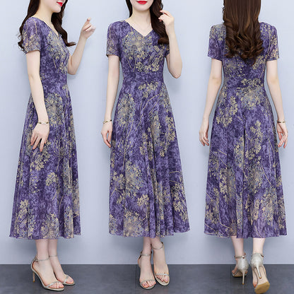 New Temperament Elegant Slim-fit Bohemian Beach Dress