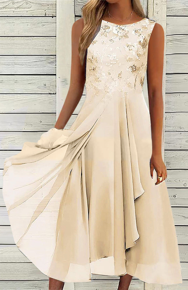 Lace Hollow-out Banquet Daily Dress