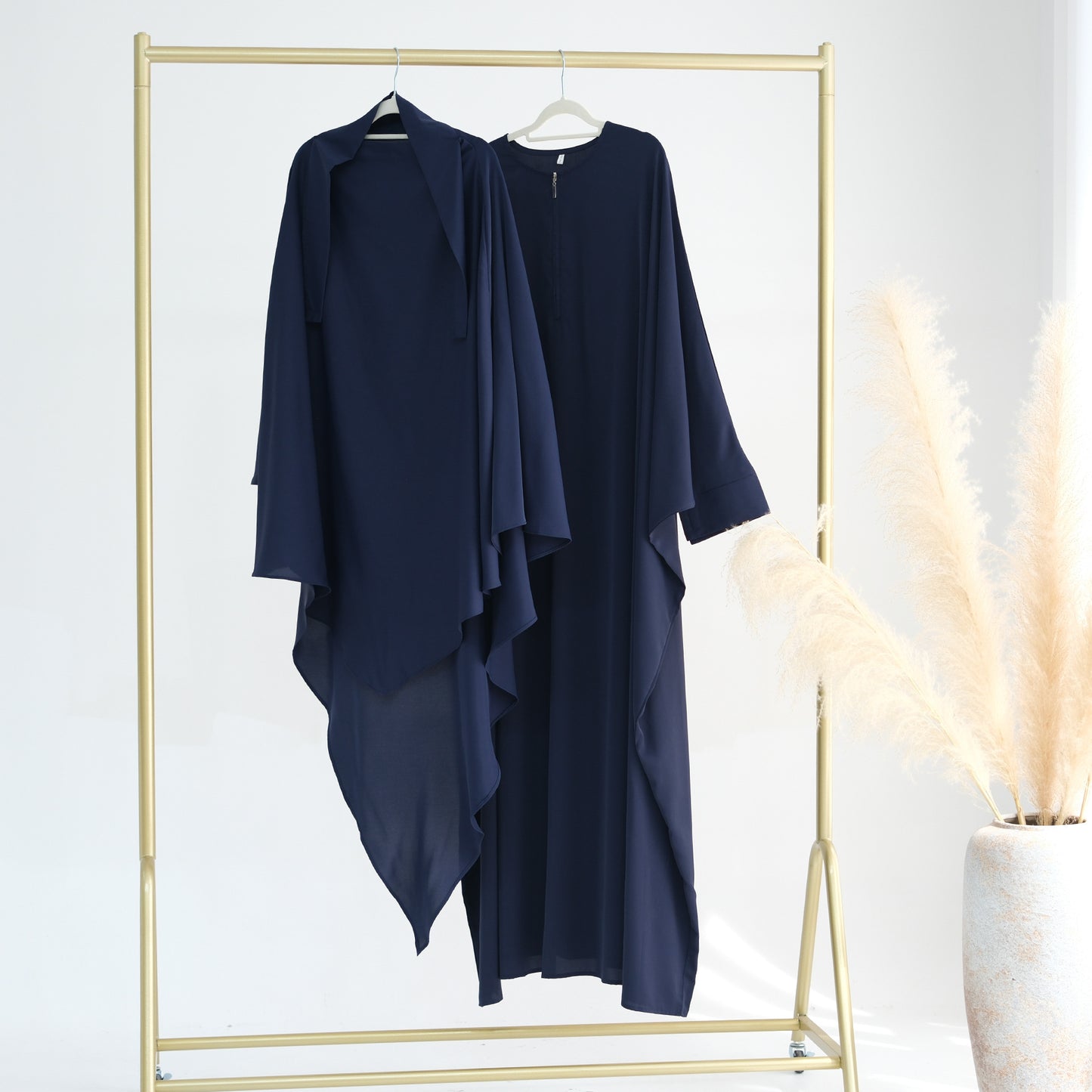 Women's Crew-neck Batwing Sleeve Robe