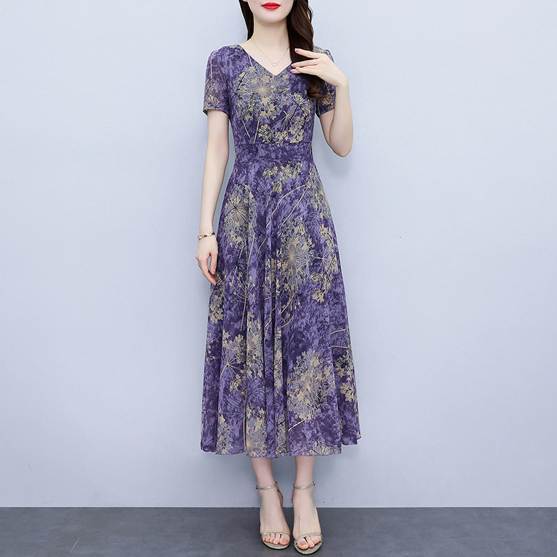 New Temperament Elegant Slim-fit Bohemian Beach Dress