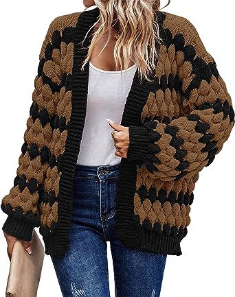 Loose Twisted Knitted Winter Sweater Coat