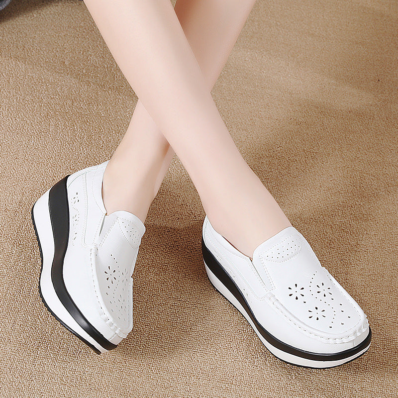 Women's Versatile Casual Thick Sole Sponge Cake Shoes