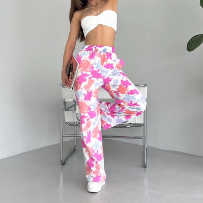 Pantalones Casuales Rectos Mujer Sueltos