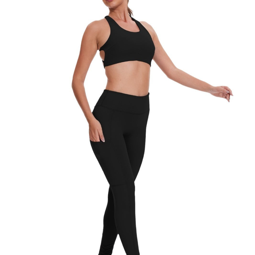 Perspiration Sports Fitness Yoga Suit