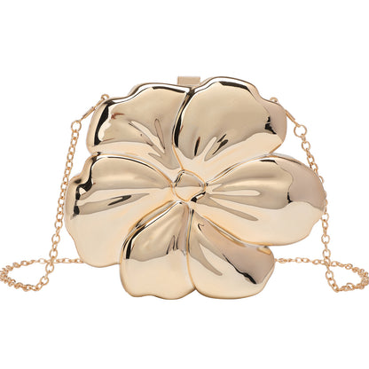 Flower Women's Clutch Chain Crossbody Bag Fashion