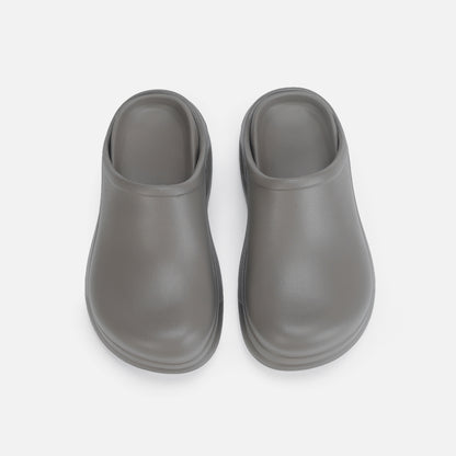 EVA Closed-toe Slippers Hole Shoes Platform