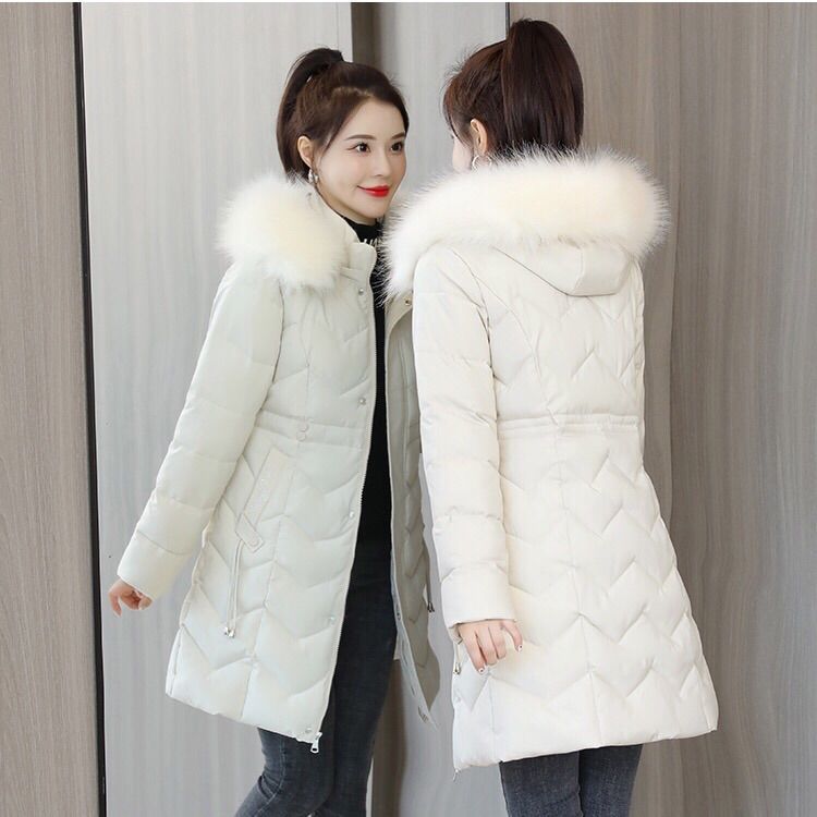 Women's Mid-length Down Cotton-padded Jacket