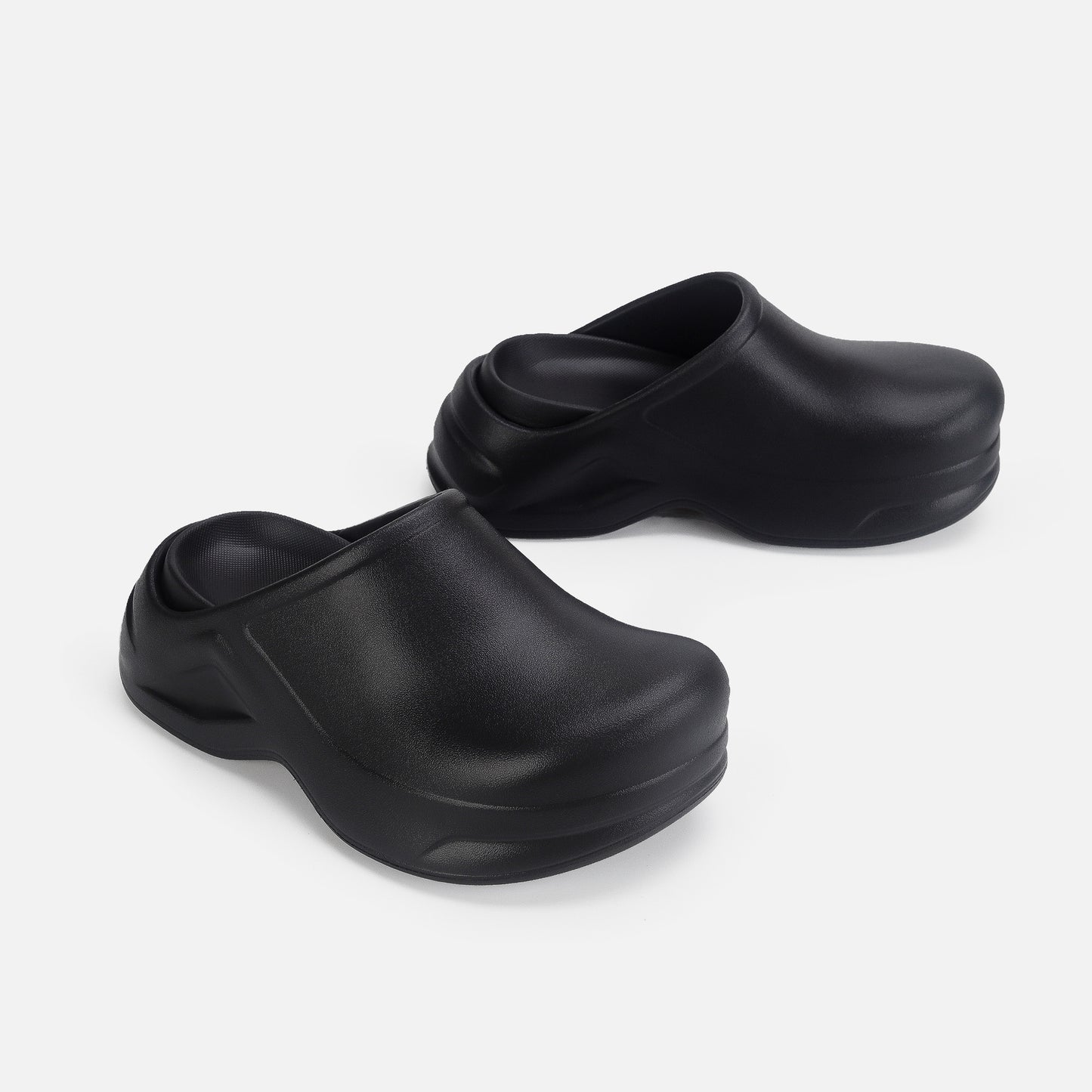 EVA Closed-toe Slippers Hole Shoes Platform