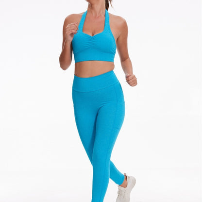 Elastic Running Fitness Pants Suit