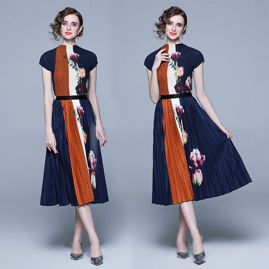 Pleated Socialite Temperament Noble Fashion Suit Two-piece Set