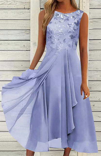 Lace Hollow-out Banquet Daily Dress