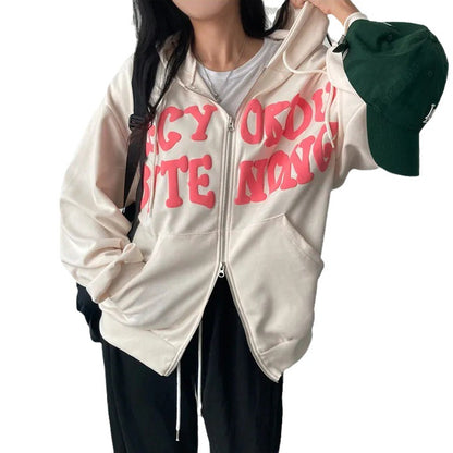 Sweater Coat Women's Spring Autumn And Winter Leisure Fleece Zipper Cardigan