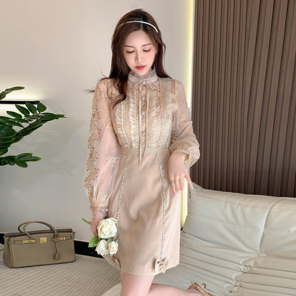 Early Spring French Style Beautiful Classic Style Dress